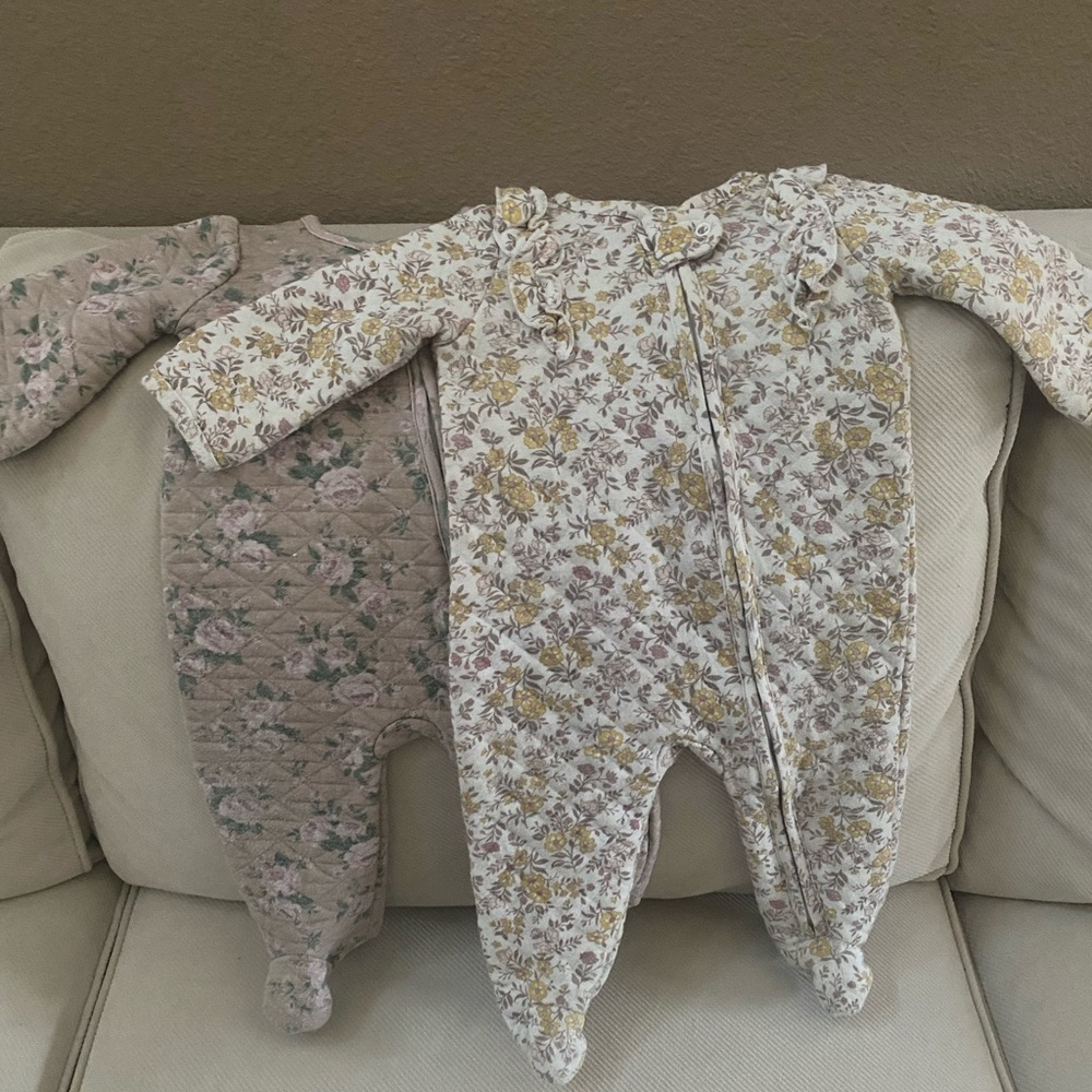 Quilted Sweater Onesies 6-9 mo